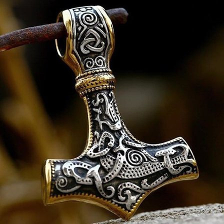 Pendant - Nordic Mythology - Thors Hammer - Mjolnir