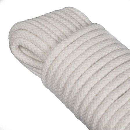 Vævet Bomuldstovrebånd Dekorativt Tapet 20m 8mm