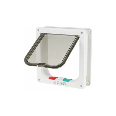 Kattelem til katte og hunde - Kattelem og kæledyrsdør, størrelse L 23,5 x 25,2 x 5