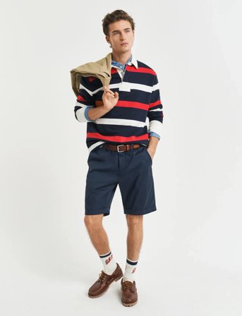 GANT Reg Sunfaded Chino Shorts - Navy - 33