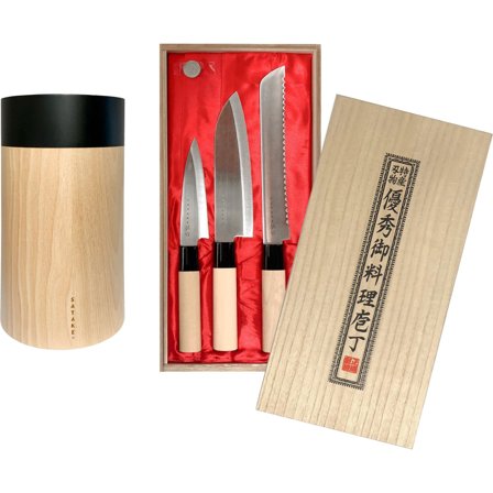 Satake Houcho-veitsisarja veitsitukilla, 4 osaa