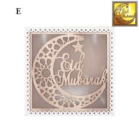 LED-lampor Eid Mubarak E E