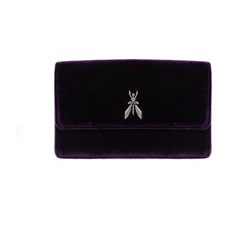 Patrizia Pepe, Shoulder Bags Fioletowy, Kobieta, Rozmiar: ONE Size