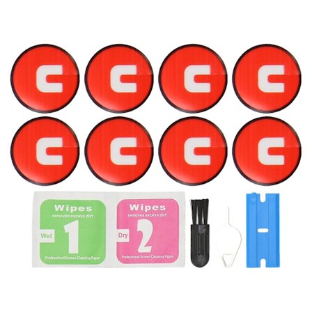 Rengasteippi Watch Active 2 Watch 3 -kelloon, liimarengasteippiosat korjaustyökaluilla takalasin kannen kiinnittämiseen, 8 kpl