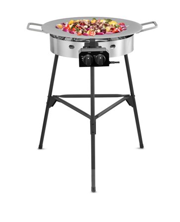 Austin and Barbeque-AABQ - Gas Griddle Set Stainless Handle - 58 cm-AABQ - Gas Griddle Set Stainless Handle - 58 cm-Barbecue-Stekeheller