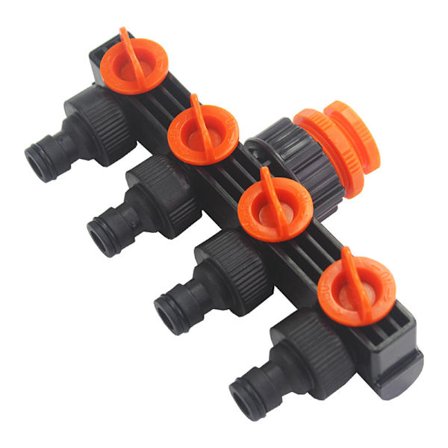 Grenrør med 4-veis ventiler