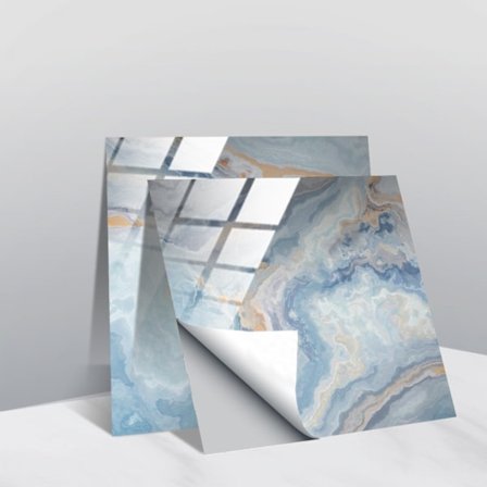 #Paket med 10 kristallkakelklistermärken 10 x 10 cm#