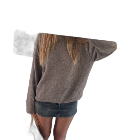 Stickadtröja