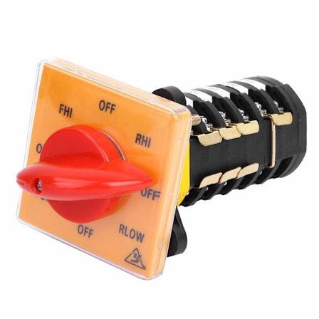 Kiertokytkimen nokka kytkin 500V 8 asentoa Kääntökytkin jyrsinkoneelle, Virtalähteen vaihto