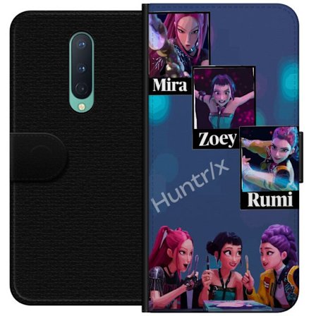 Yhteensopiva Lompakkokotelo OnePlus OnePlus 8 K-pop Mira, Zoey ja Rumi - Värikkäitä hahmoja futuristisessa tyylissä