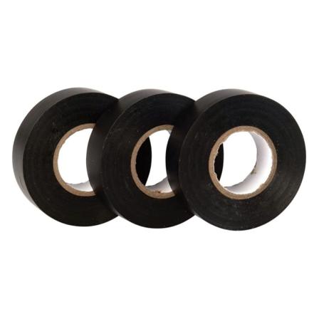 Musta s hk eristysteippi - 19 mm x 20 m - kest v