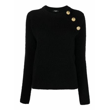 Balmain Tröja svart, Dam, Dam, Storlek: S