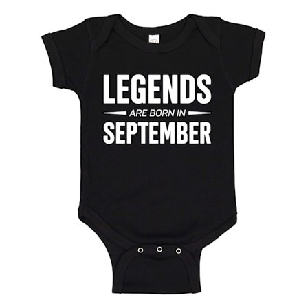 Legends Are Born In September - Baby Body