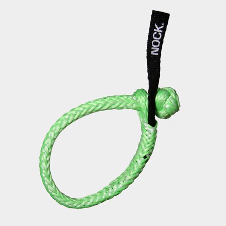 Manille souple NOCK Titan Pro, PE-UHMW 78, vert, Ø8 mm (fabriquée à partir de Ø4 mm de cordage), 80 mm, 1600 kg