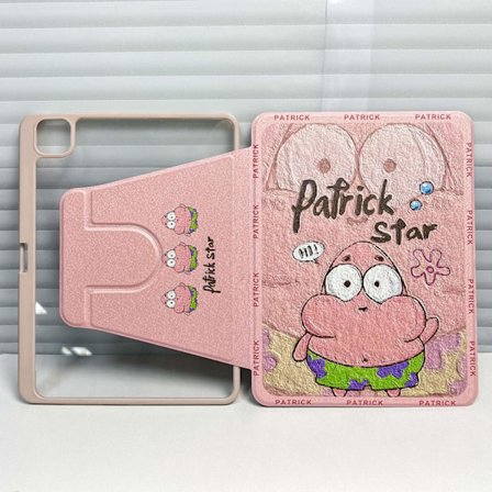 Fodral för iPad 10 10.9" rosa Patrick Stjärna transparent roterande målning