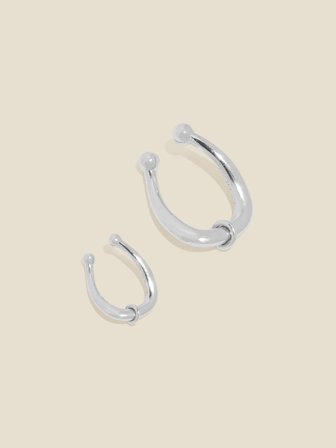 Holzweiler Bessie Silver Earrings - Silver - Unisex - One size