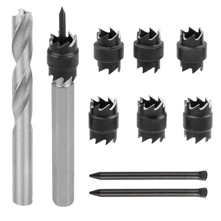 10 stk. HSS Punktsvejsebor 3 8 5 16 Punktsvejsefræser Borværktøj Fjernelse til Automatisk Elektrisk Boremaskine