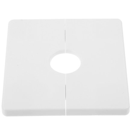 Væg Hul Dækplade Roset Hvid 8.60x8.60x0.70cm Dekorativ Forbedring 1 Stk