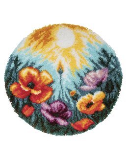 Ryamatta Vallmoblomster