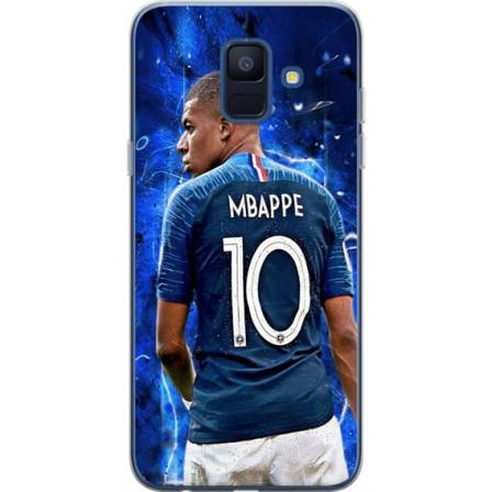 Samsung Galaxy A6 (2018) Gennemsigtig cover Kylian Mbappé