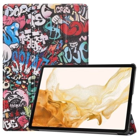 Slim Fit Cover Fodral Till Samsung Galaxy Tab S10+ (S10 Plus) - Graffiti