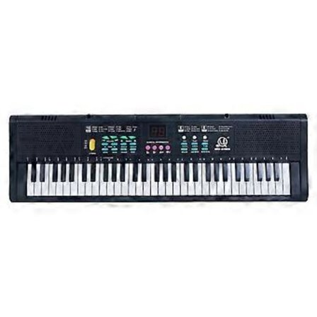61 Tangenter Piano Digital Musikk Elektronisk Keyboard Svart Elektrisk Piano Barnegave Med Mikrofon Keyboard Instrument Hot!