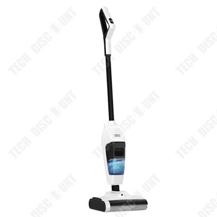 TD Trådløs støvsuger, støvsuger med moppefunktion og 2 i 1, letvægts, 40 minutters driftstid, 680ml stort reservoir, automatiske funktioner, vaskbar