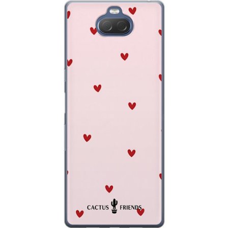 Kompatibelt Mobildeksel til Sony Sony Xperia 10 Plus Cactus and Friends – HeartSprinkle