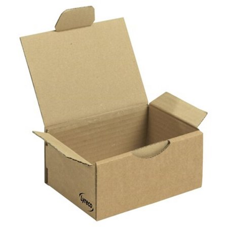 LYRECO Wellåda låsklaff 300x240x100mm - Lyreco - Emballage och lagerutrustning - Lådor och well - Welllådor 1-lag - 370-500 mm