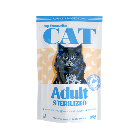 My favourite CAT - Tunfiskposer 85 g - Katt - Kattefôr & kattemat - Våtfôr og våtmat - ZOO.no