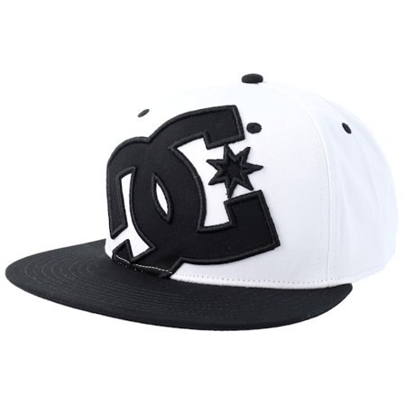 DC - White snapback Lippis - Double That Cap White/Black Snapback @ Hatstore