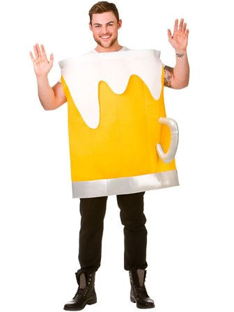 Skummende Øl Kostume