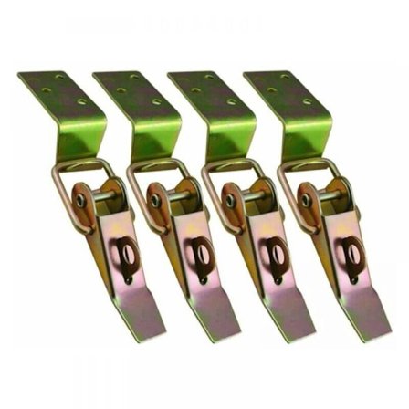 4 stk. Spak Leverlås Fjærbelastet Lås Toggle Liten Spennlås Snap Lo