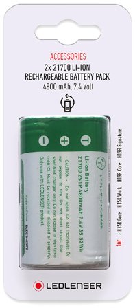 Led Lenser LL502310 Batteri 2 x 21700, li-ion, Elfördelning & strömförsörjning