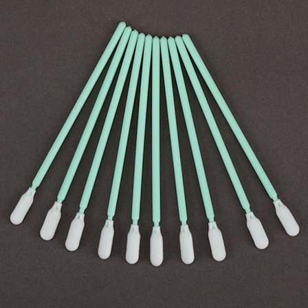 100 kpl Foam Tips Sponge Stick Foam Swabs Puhdistuspuikkosarja