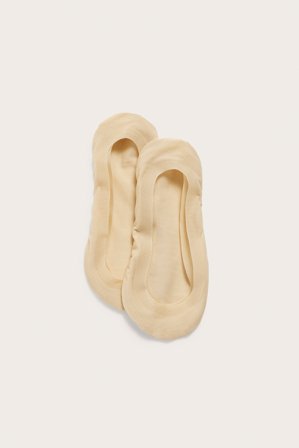 Kappahl | Footsies 2-pack | Ljusbeige
