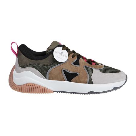 Hogan H597 Sneakers , Bruin , Dames , Maat: 39 1/2 EU