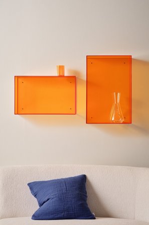 Jotex - Veggrom 2-pakke Oransje - CHELSEA - Kjøp Oppbevaring hos Jotex