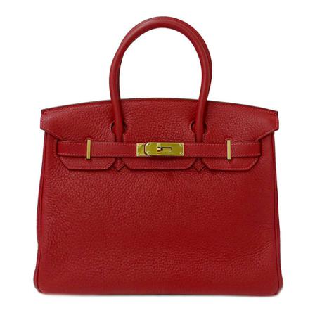 Hermès Vintage HandTass , Rood , Dames , Maat: ONE Size Vintage Tassen
