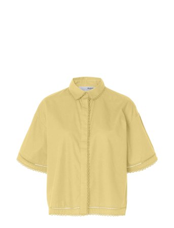 Selected | Slfnovi Ss Crochet Detail Shirt B | 36