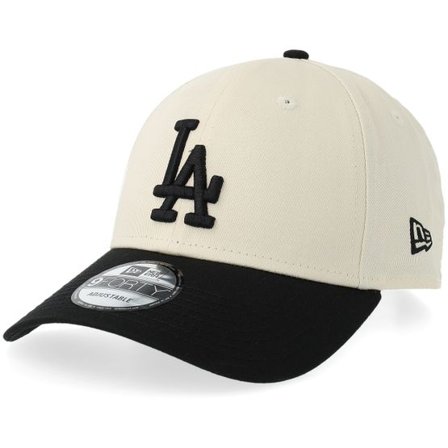 New Era - MLB Beige adjustable Keps - Los Angeles Dodgers Colour Block 9FORTY Light Terracotta/Black Adjustable @ Hatstore