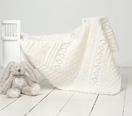 Strikkeoppskrift Pledd - Viking of Norway