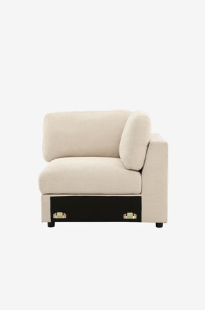 Venture Home - Salerno Hörnsoffa - Beige - Soffor - Från Homeroom