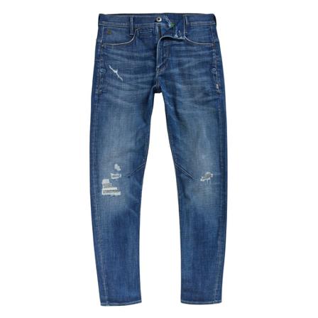 G-star, Jeans- GS D-Staq 3D Slim FIT Blauw, Heren, Maat:W28 L32