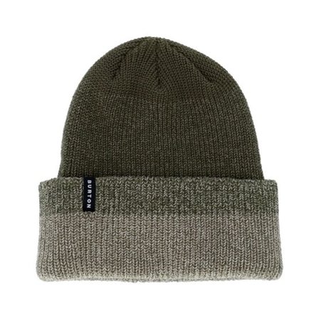 Burton - Grön cuff Beanie - Recycled All Night Long Beanie Martini Olive Cuff @ Hatstore