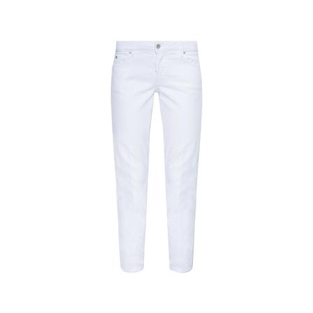 Dsquared2, Skinny Jeans Wit, Dames, Maat:3XS,Patches