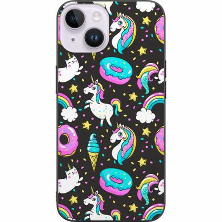 Apple Iphone 14 Svart Skal Unicorn