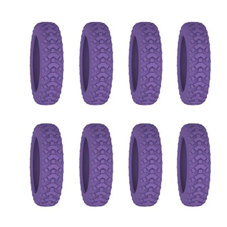 8 STK/Sæt Rejse Bagage Caster Sko Kuffert Hjul Beskyttelse