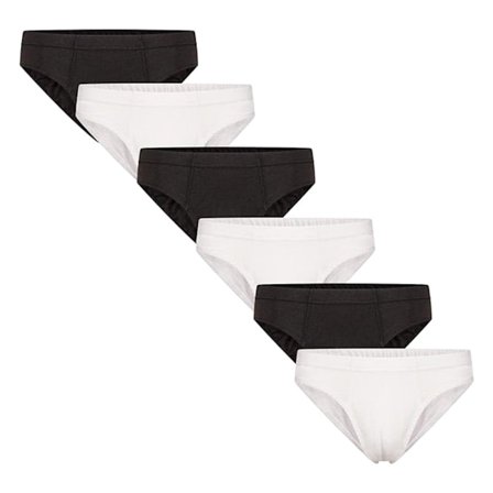 Keanu Herr Plain Kalsonger (6-pack) M Vit