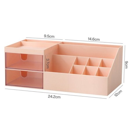 Desktop Organizer Förvaringslåda för kontorsmaterial ORANGE